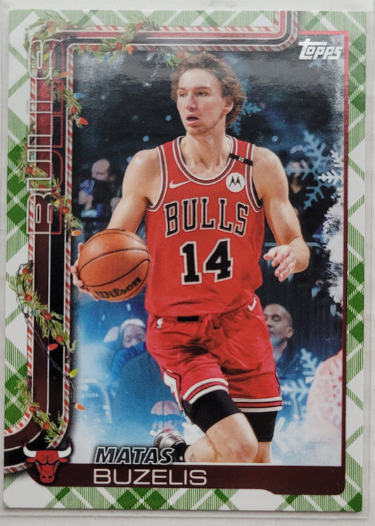 Matas Buzelis - 2025-26 Topps Holiday Plaid #H30