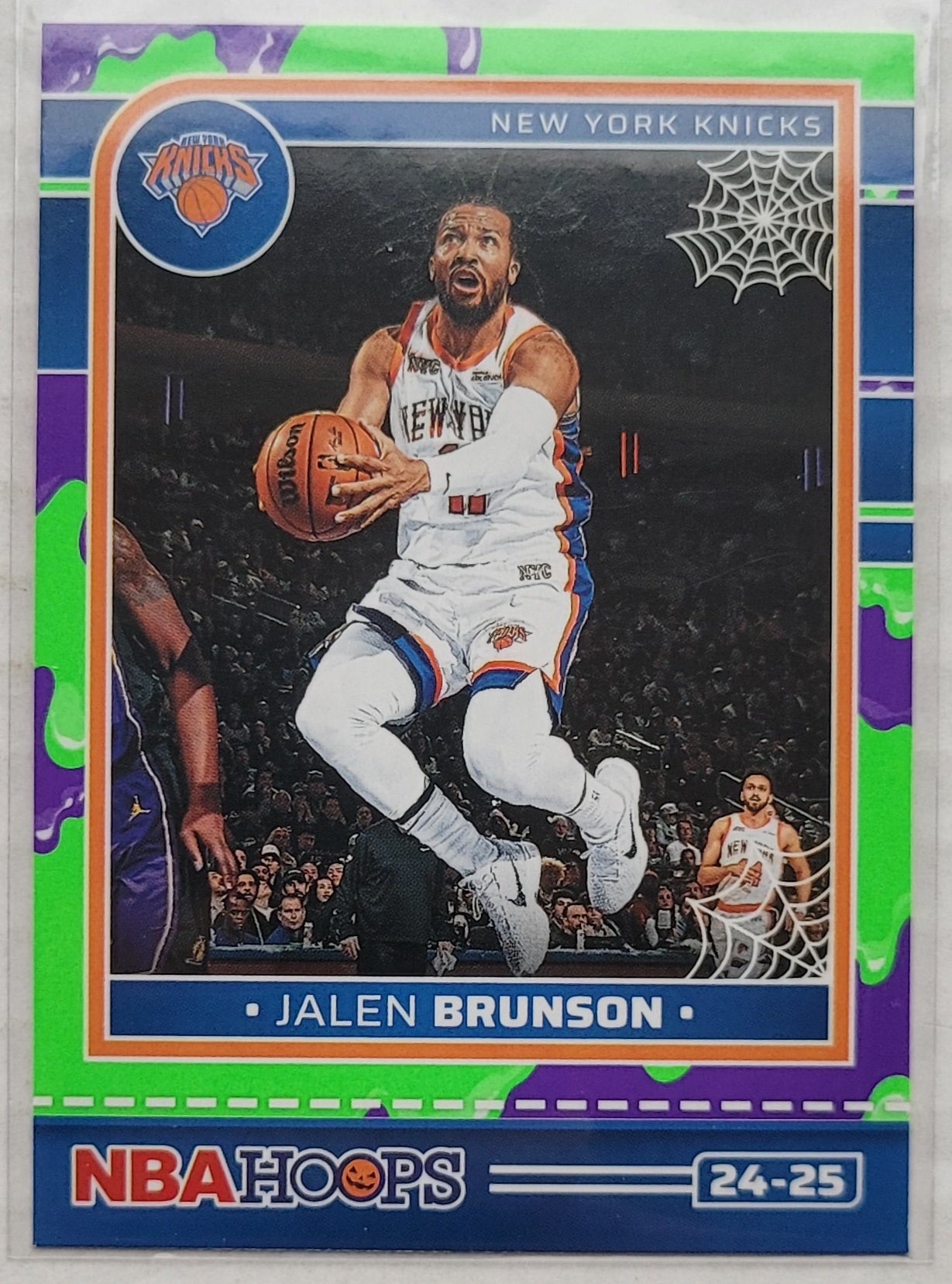 Jalen Brunson - 2024-25 Hoops Haunted Hoops Slime #74
