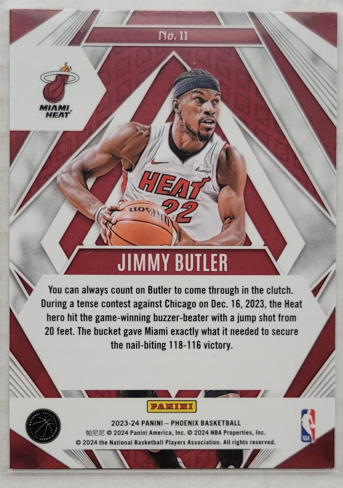 Jimmy Butler - 2023-24 Panini Phoenix Paragon Phoenix Blue Ice #11