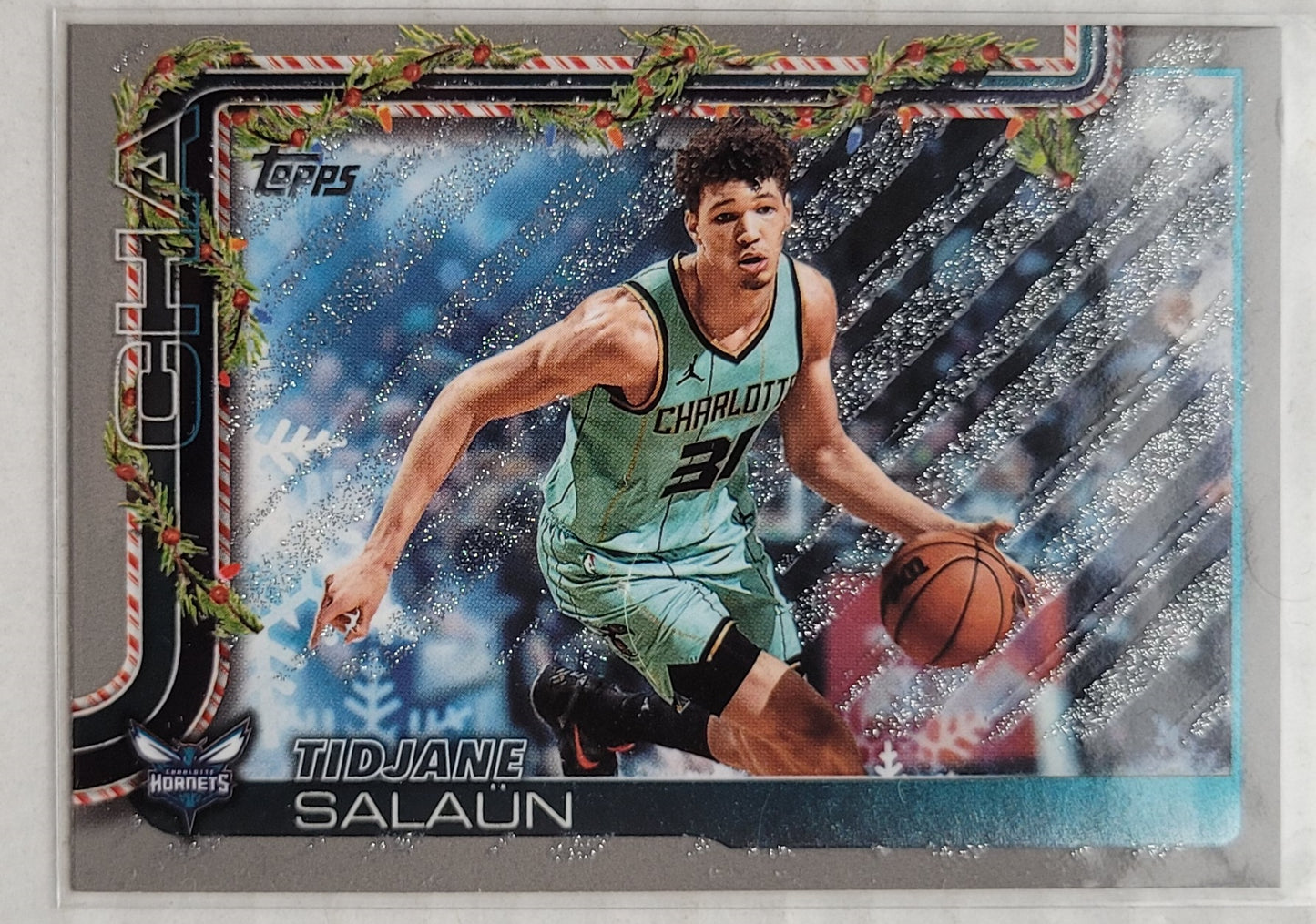 Tidjane Salaun - 2025-26 Topps Holiday Glitter Holiday #H57