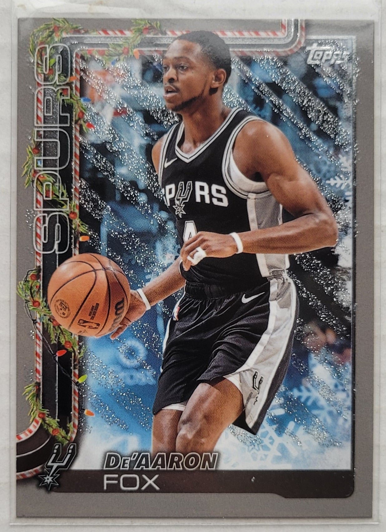 De'Aaron Fox - 2025-26 Topps Holiday Glitter Holiday #H157