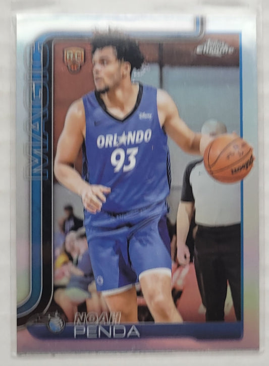 Noah Penda - 2025-26 Topps Chrome Refractors #282 RC