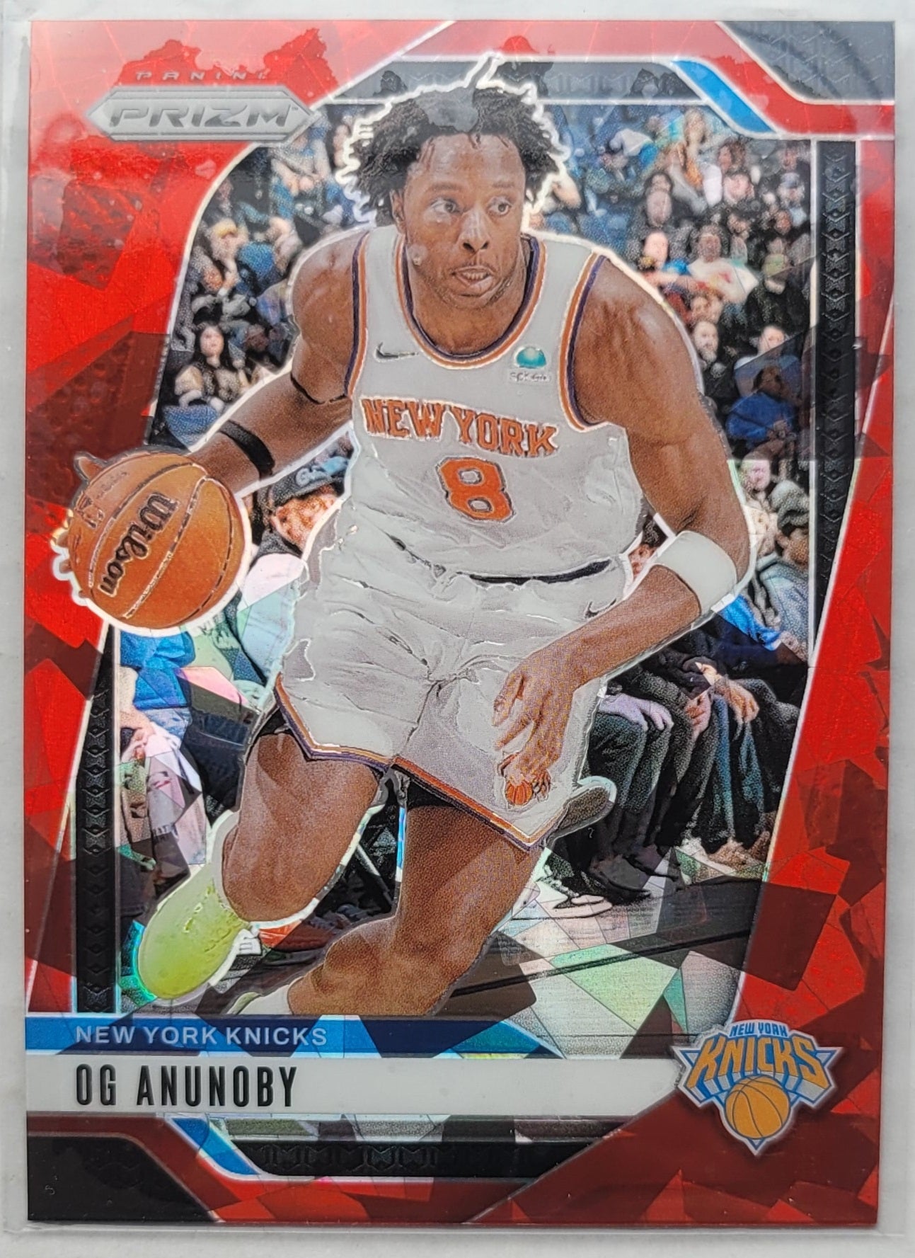 OG Anunoby - 2024-25 Panini Prizm Prizms Red Ice #149