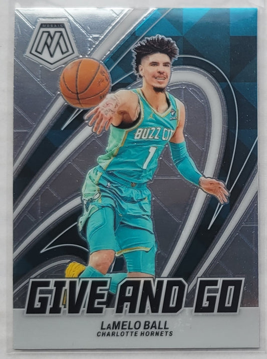LaMelo Ball - 2023-24 Panini Mosaic Give and Go #13