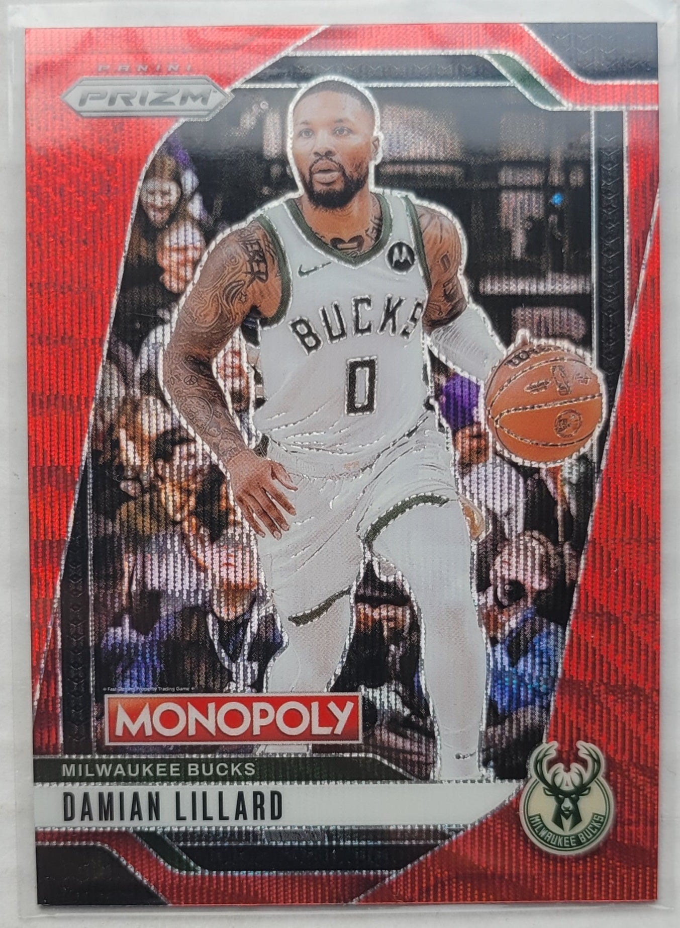Damian Lillard - 2024-25 Panini Prizm Monopoly Red #8