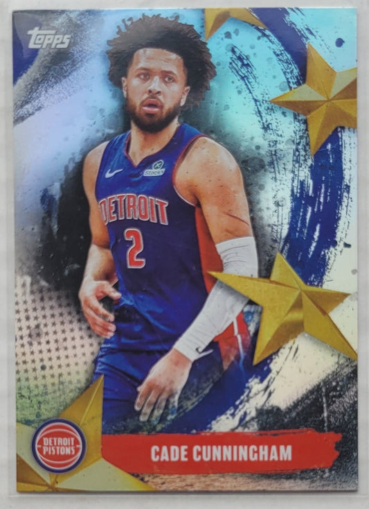 Cade Cunningham - 2025-26 Topps Stars of the NBA Rainbow Foilboard #SA14