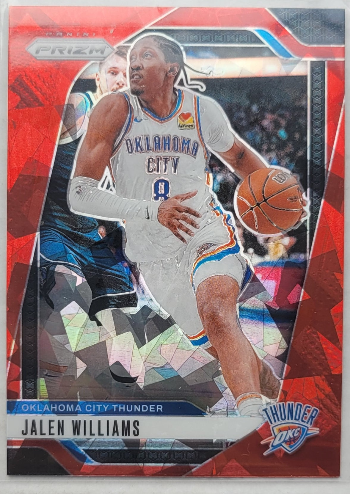 Jalen Williams - 2024-25 Panini Prizm Prizms Red Ice #65