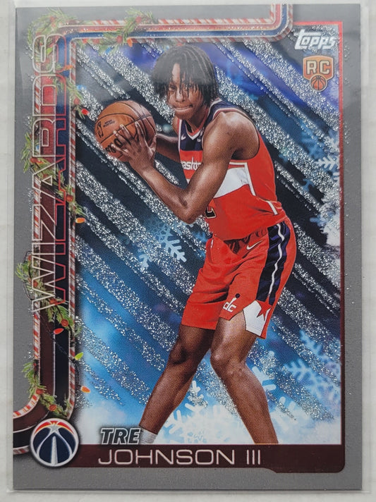 Tre Johnson III - 2025-26 Topps Holiday Glitter Holiday #H166 RC
