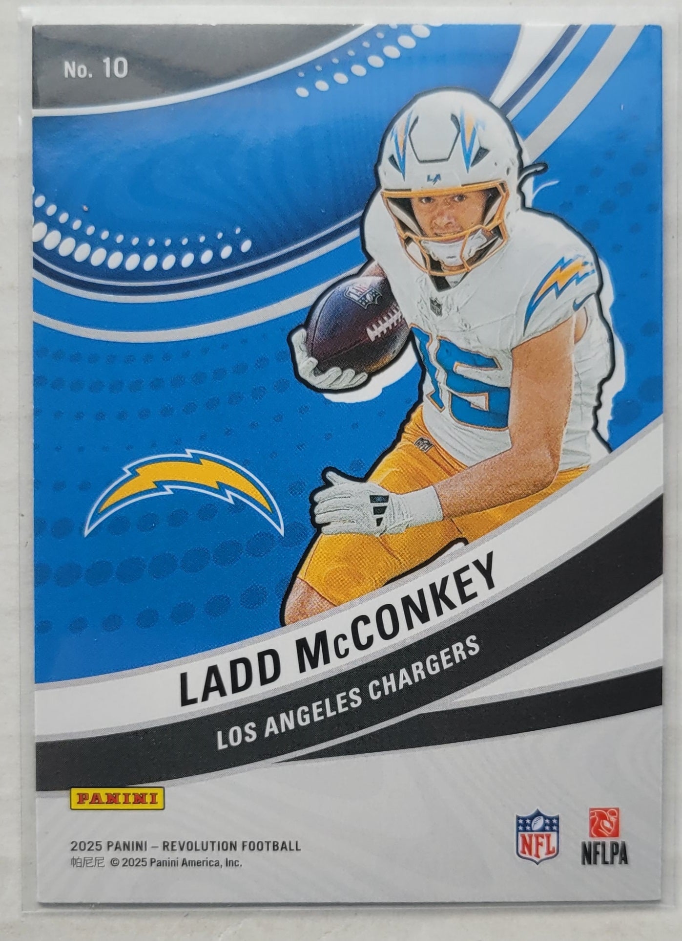 Ladd McConkey - 2025 Panini Revolution Futures #10