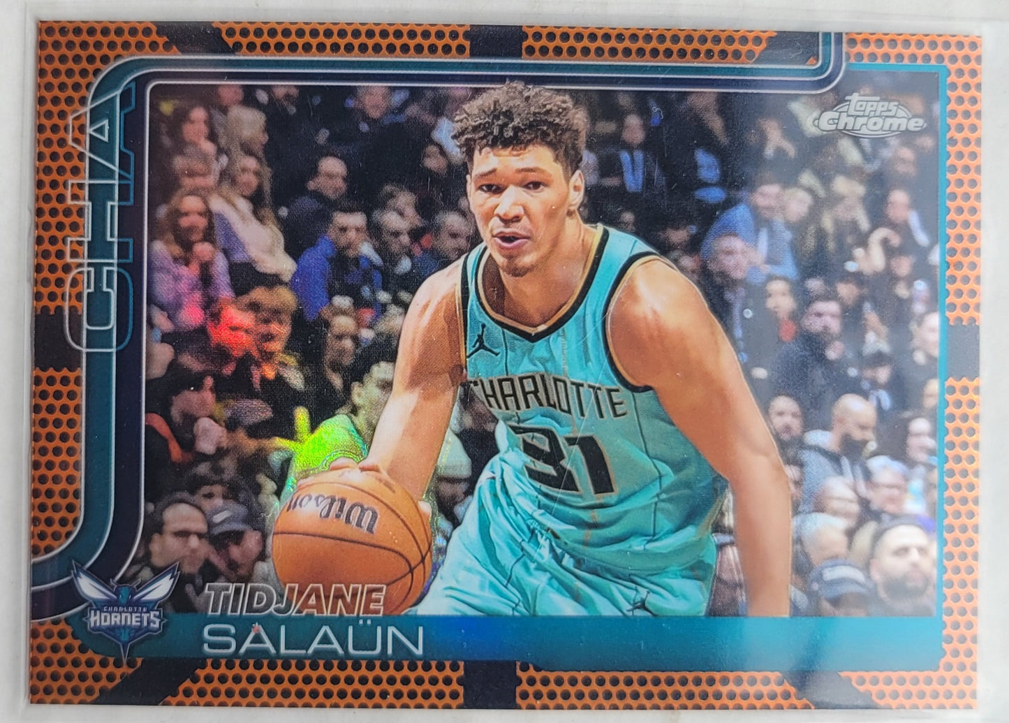 Tidjane Salaun - 2025-26 Topps Chrome Basketball Refractors #8