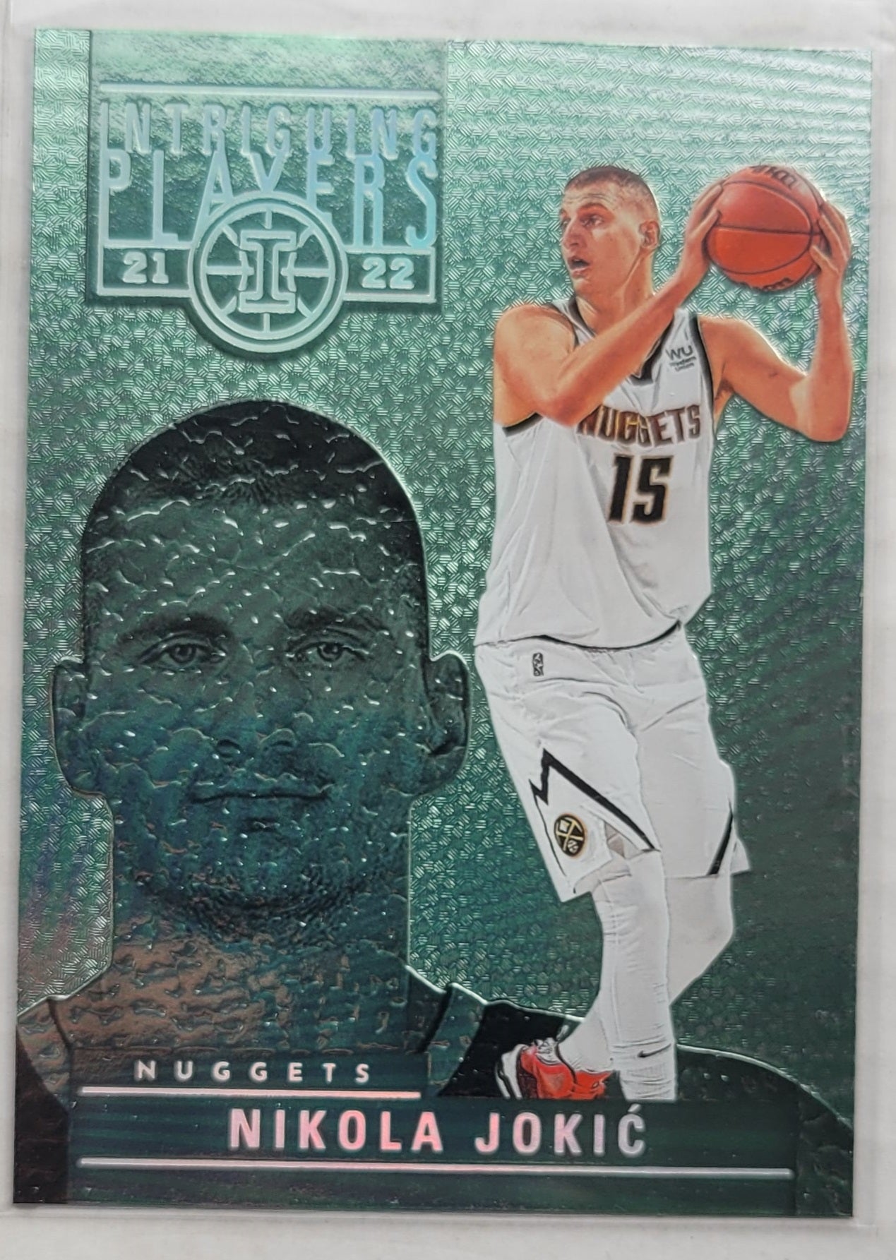 Nikola Jokic - 2021-22 Panini Illusions Intriguing Players Emerald #21