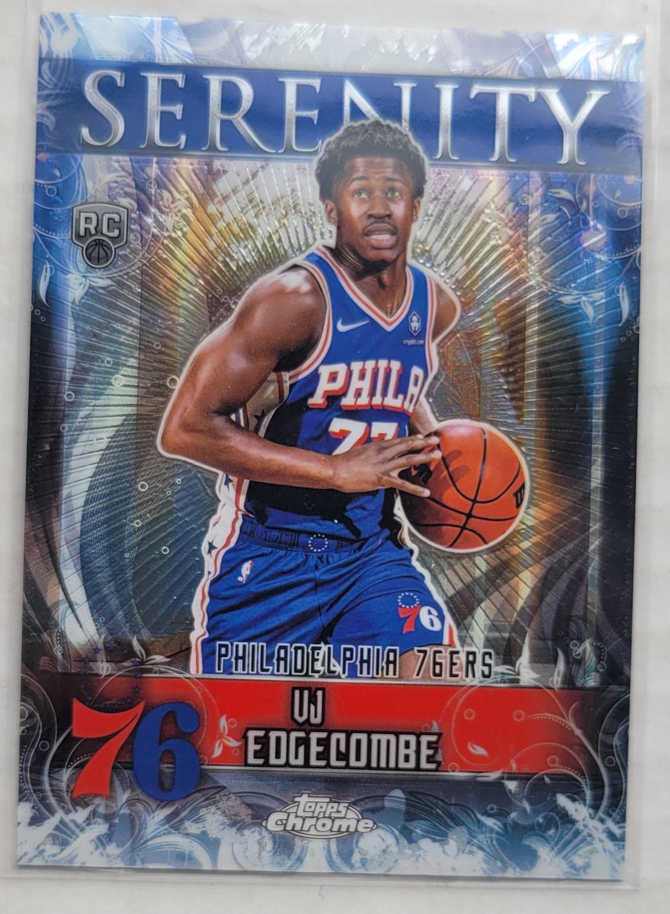 VJ Edgecombe - 2025-26 Topps Chrome Serenity #SY13