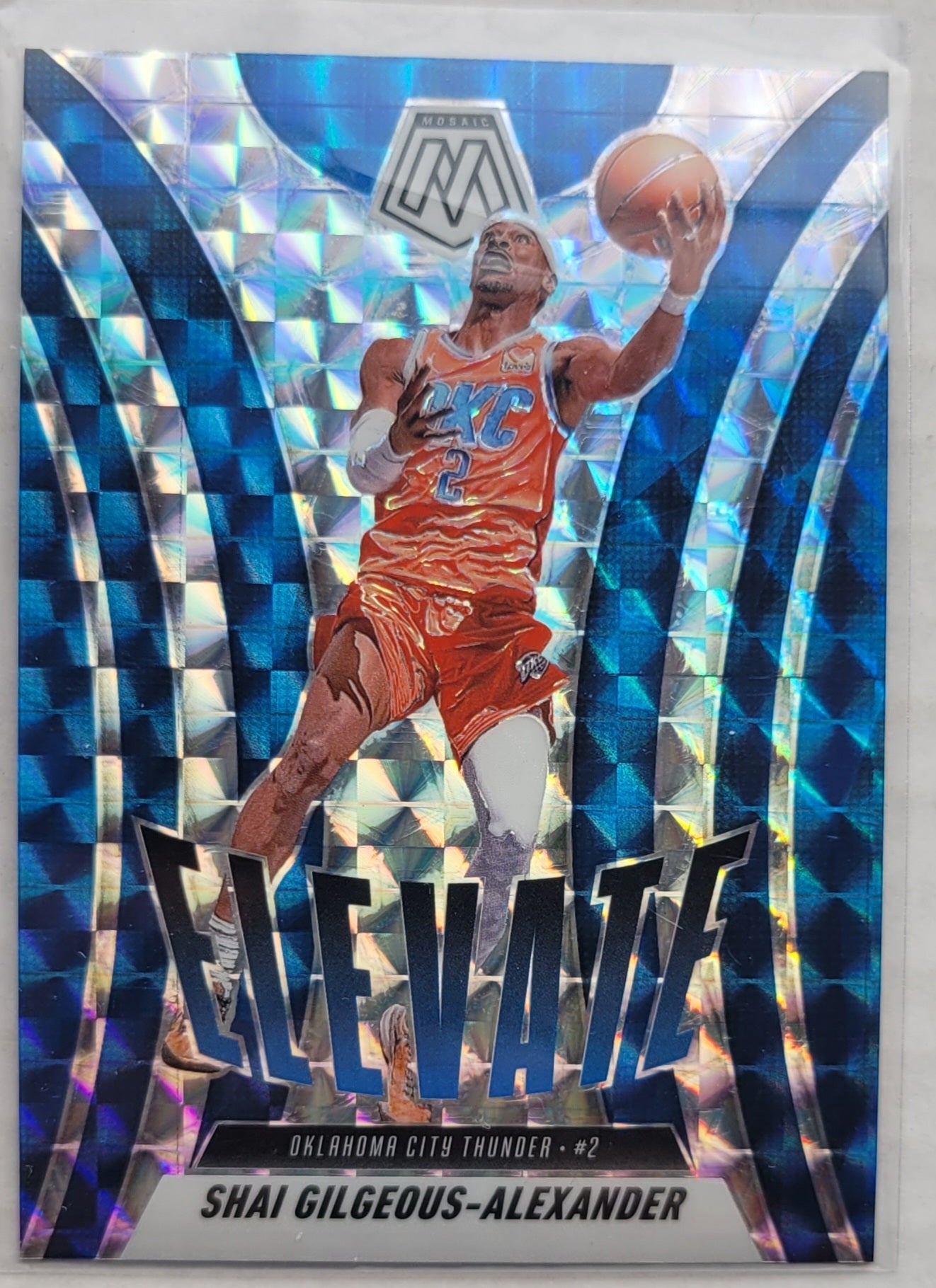 Shai Gilgeous-Alexander - 2024-25 Panini Mosaic Elevate Mosaic #25