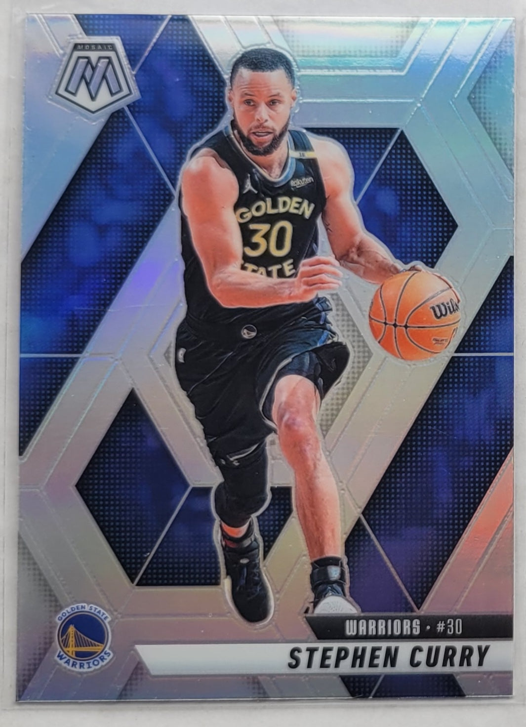 Stephen Curry - 2024-25 Panini Mosaic Silver #163