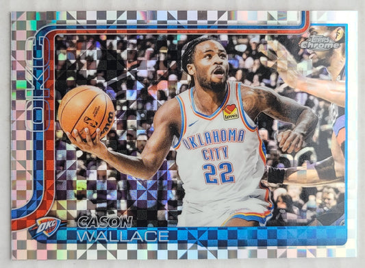 Cason Wallace - 2025-26 Topps Chrome X-Fractors #191