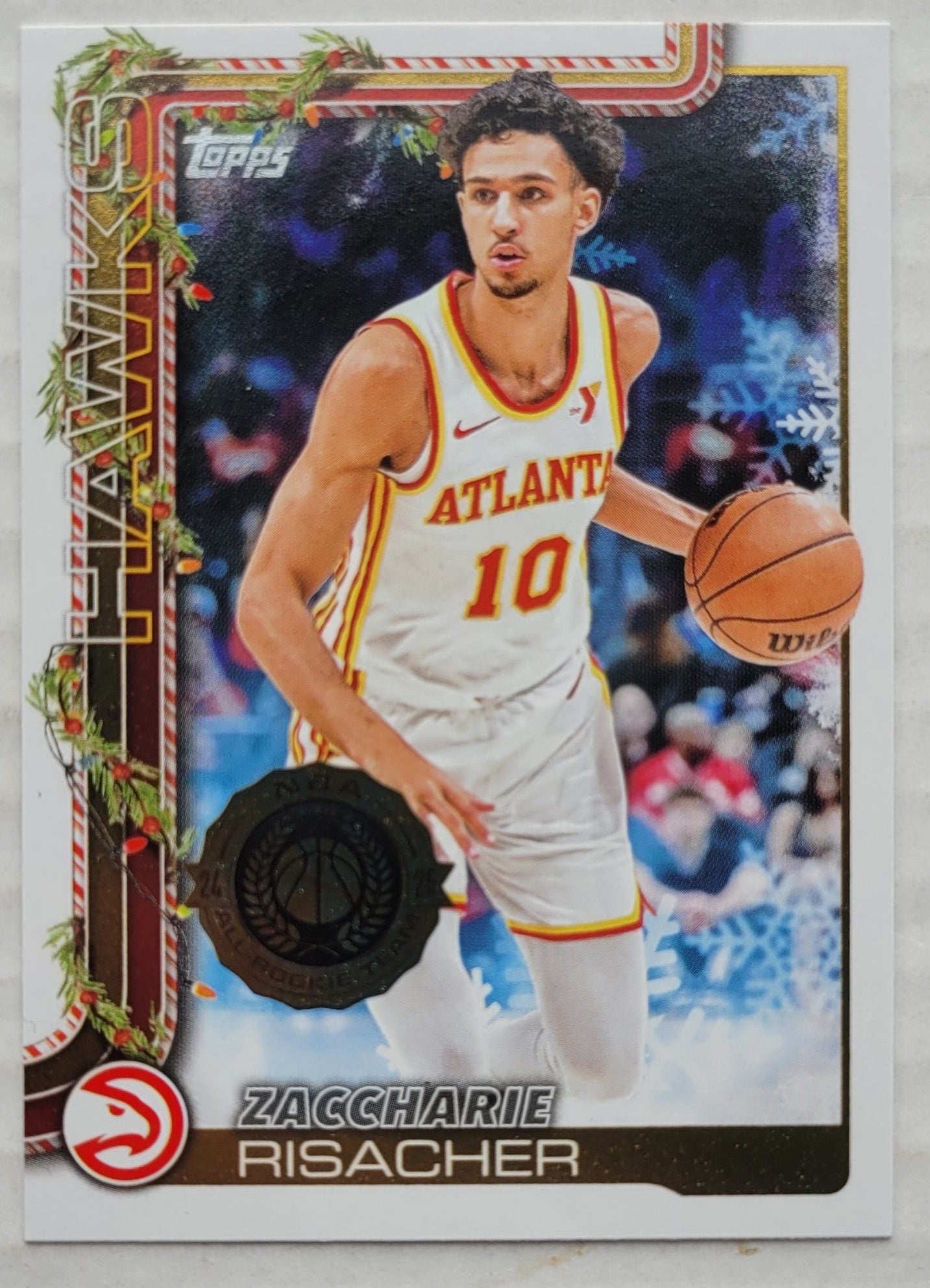 Zaccharie Risacher - 2025-26 Topps Holiday #H49