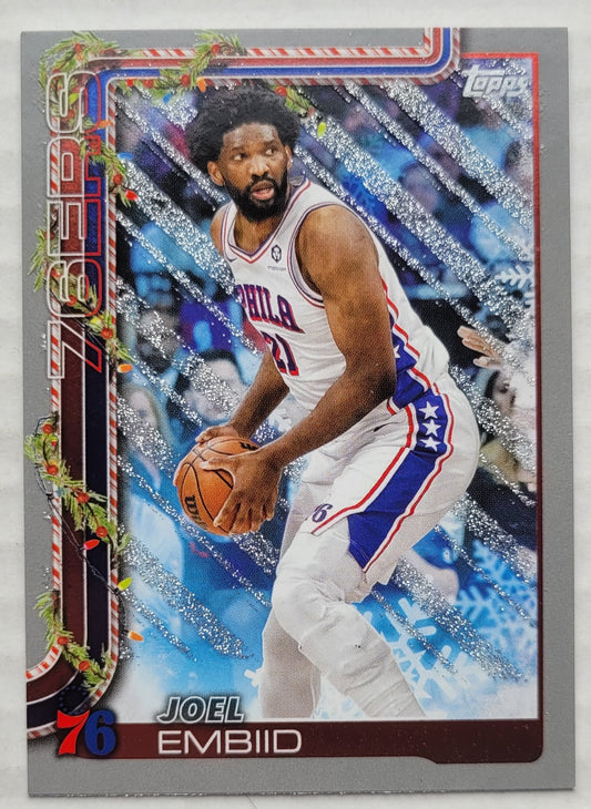 Joel Embiid - 2025-26 Topps Holiday Glitter Holiday #H18