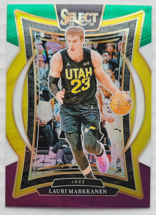 Lauri Markkanen - 2024-25 Select Green White Purple Prizms #62