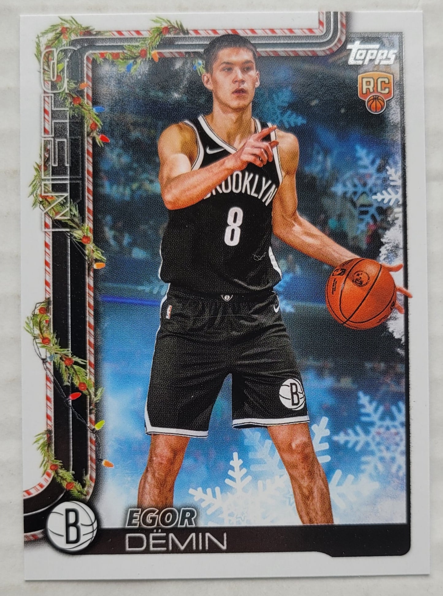 Egor Demin - 2025-26 Topps Holiday Back Variations #SSBED RC