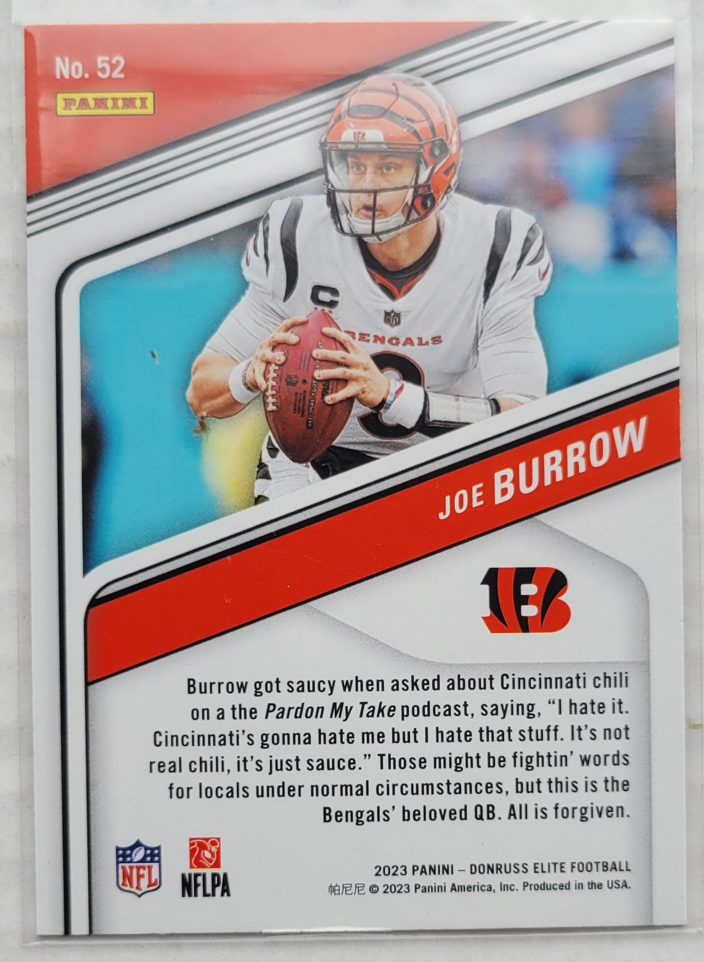 Joe Burrow - 2023 Elite Pink #52