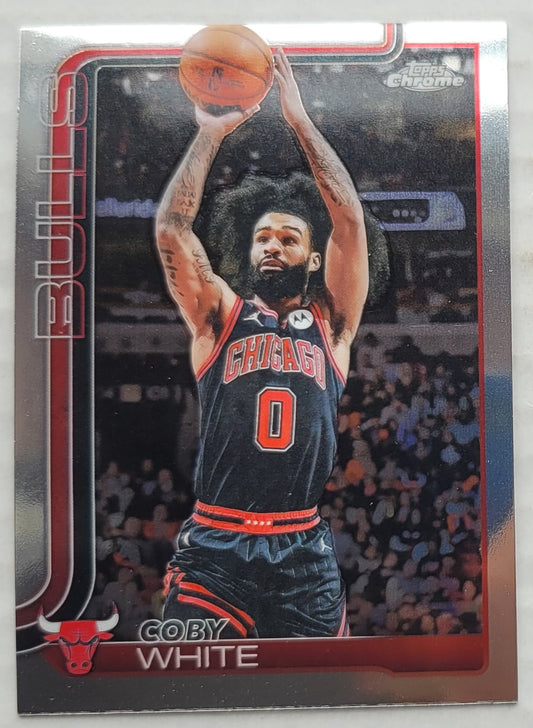 Coby White - 2025-26 Topps Chrome #80