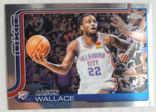 Cason Wallace - 2025-26 Topps Chrome #191