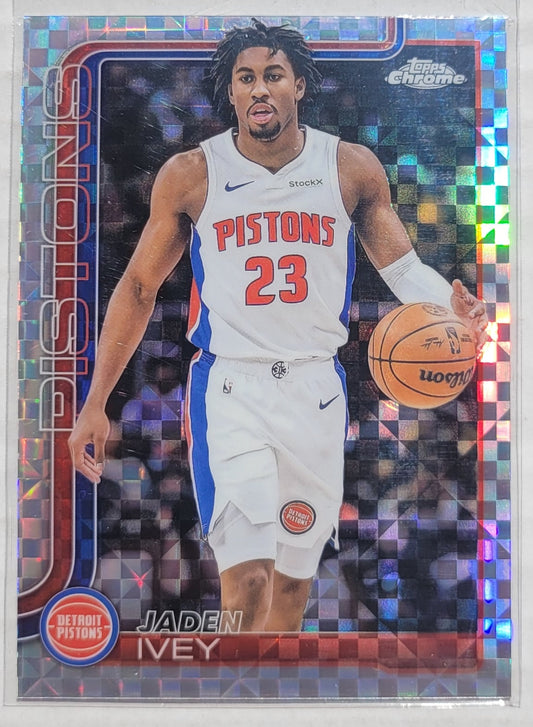 Jaden Ivey - 2025-26 Topps Chrome X-Fractors #61