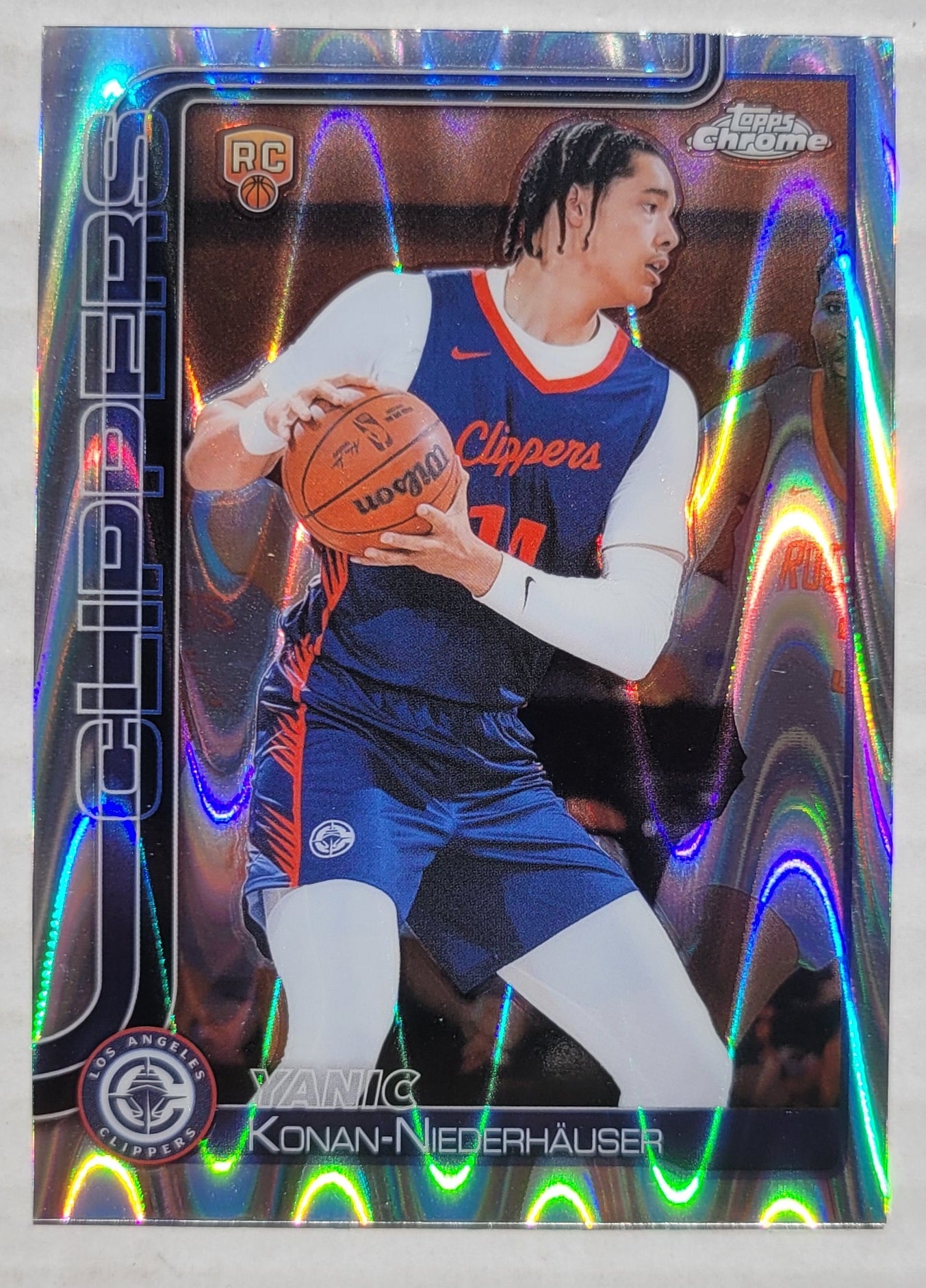 Yanic Konan-Niederhauser - 2025-26 Topps Chrome RayWave Refractors #280 RC