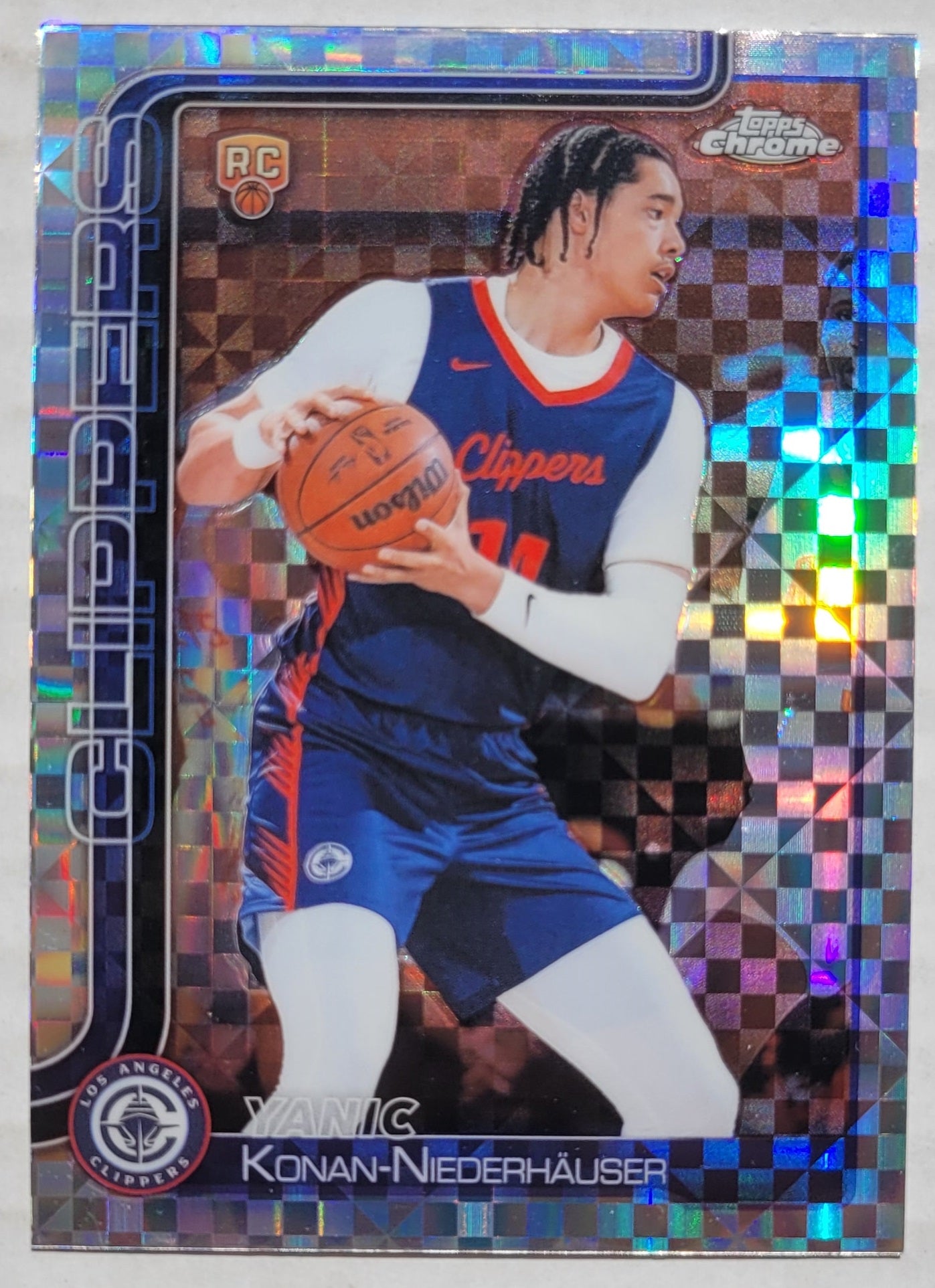 Yanic Konan-Niederhauser - 2025-26 Topps Chrome X-Fractors #280 RC