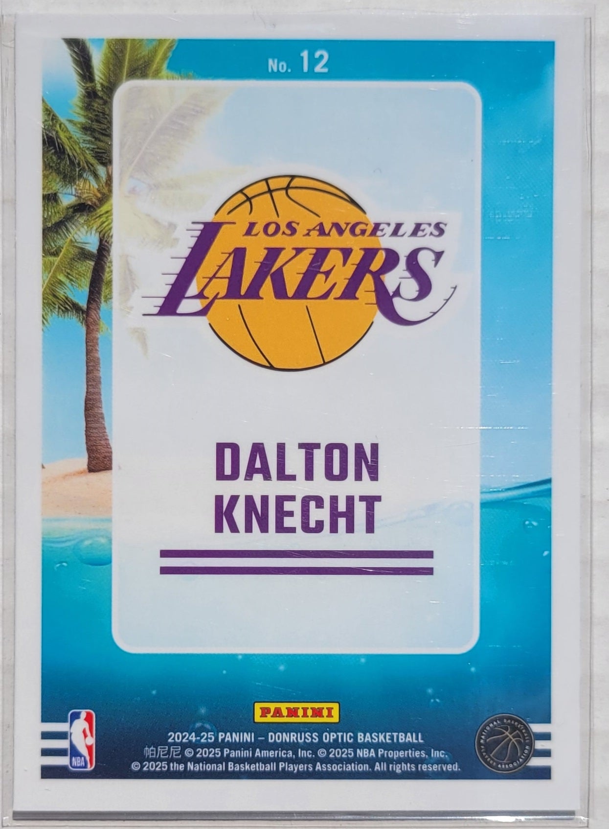 Dalton Knecht - 2024-25 Donruss Optic Splash! #12