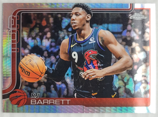 RJ Barrett - 2025-26 Topps Chrome Prism Refractors #225