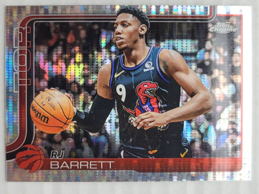 RJ Barrett - 2025-26 Topps Chrome Pulsar Refractors #225