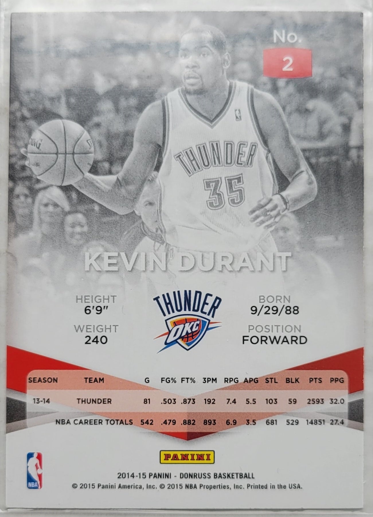 Kevin Durant - 2014-15 Elite #2