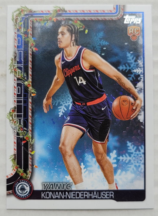 Konan-Niederhauser - 2025-26 Topps Holiday #H190 Yanic RC