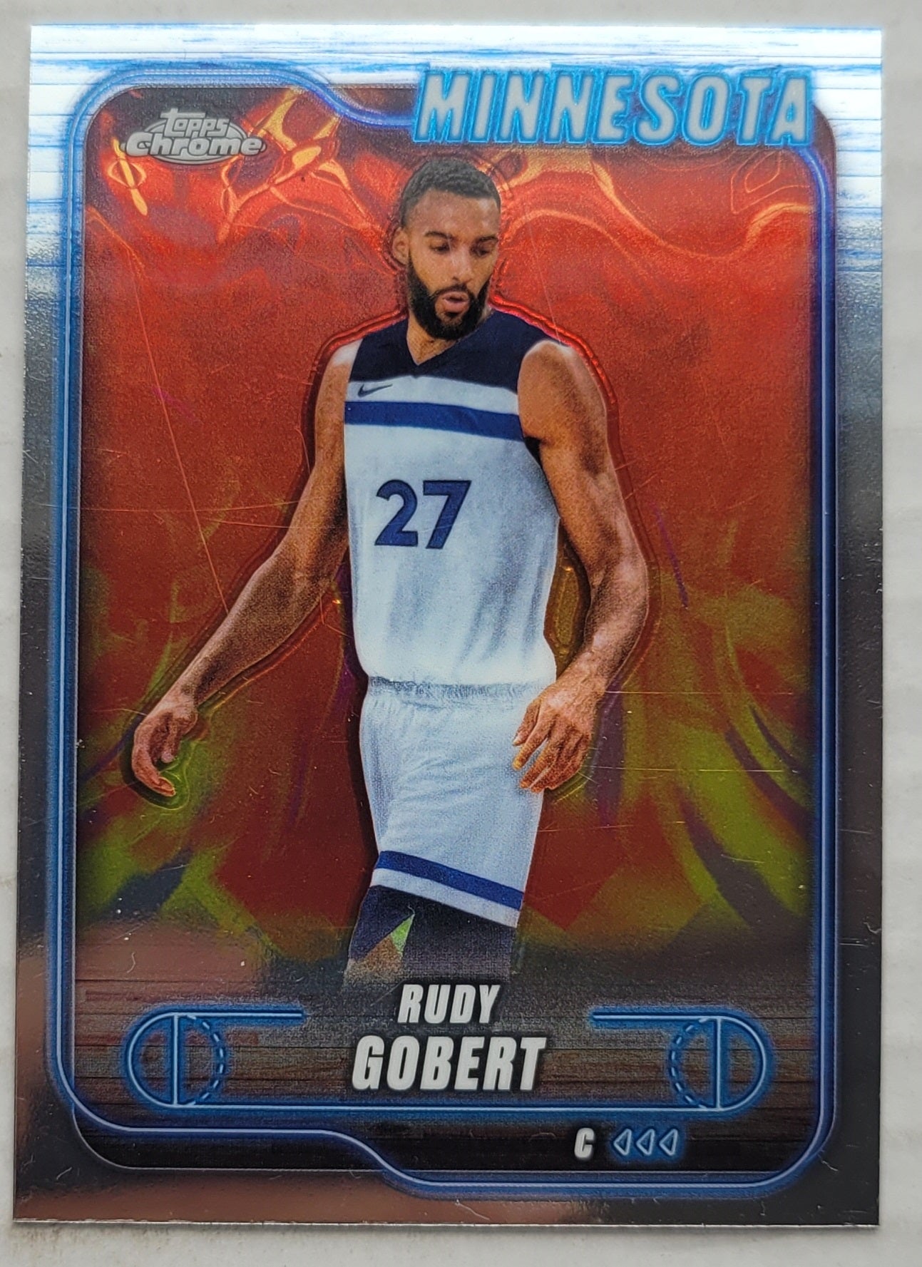Rudy Gobert - 2024-25 Topps Chrome #90