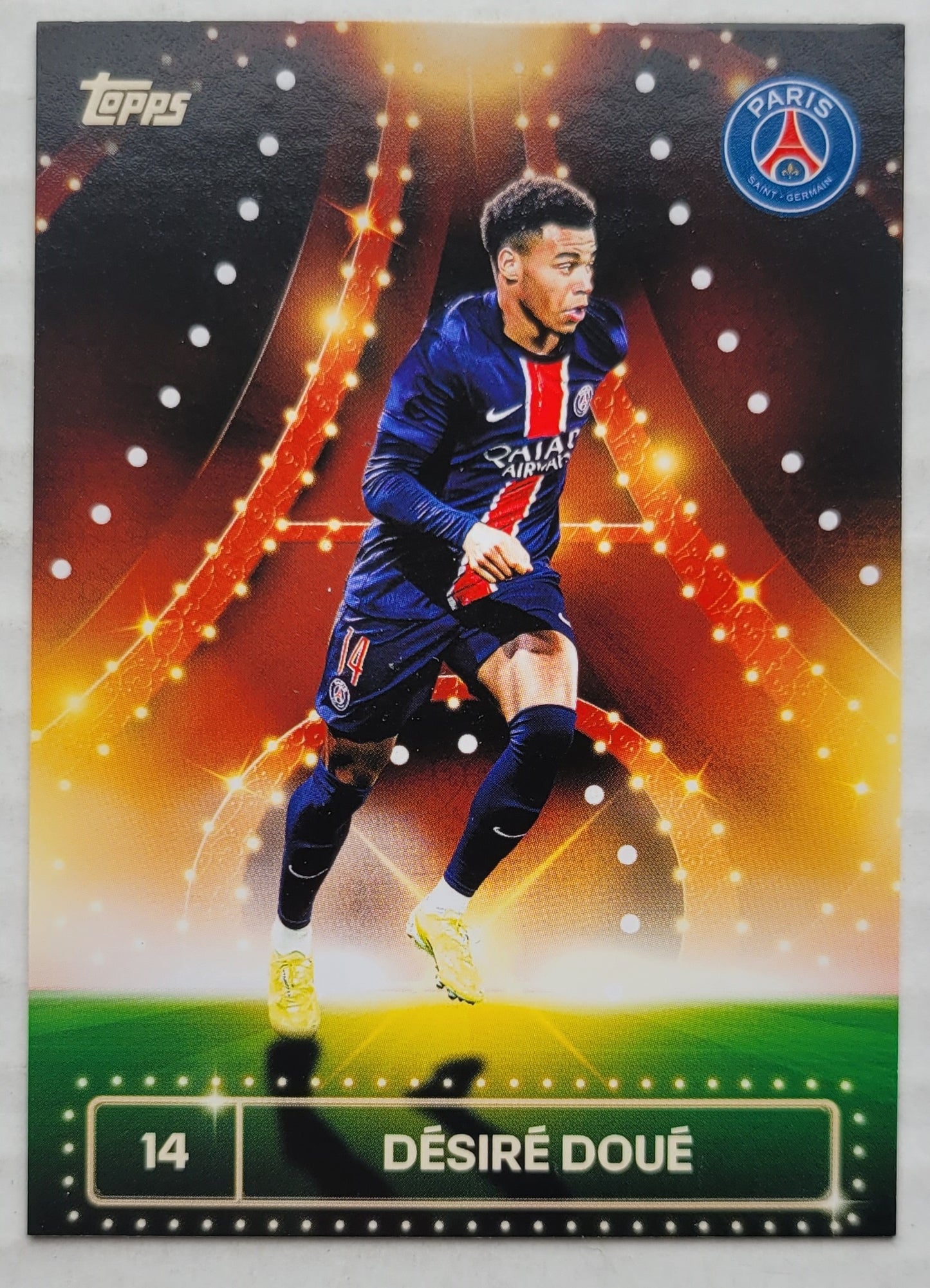 Désiré Doué - 2024-25 Topps Paris Saint-Germain Team Set #35