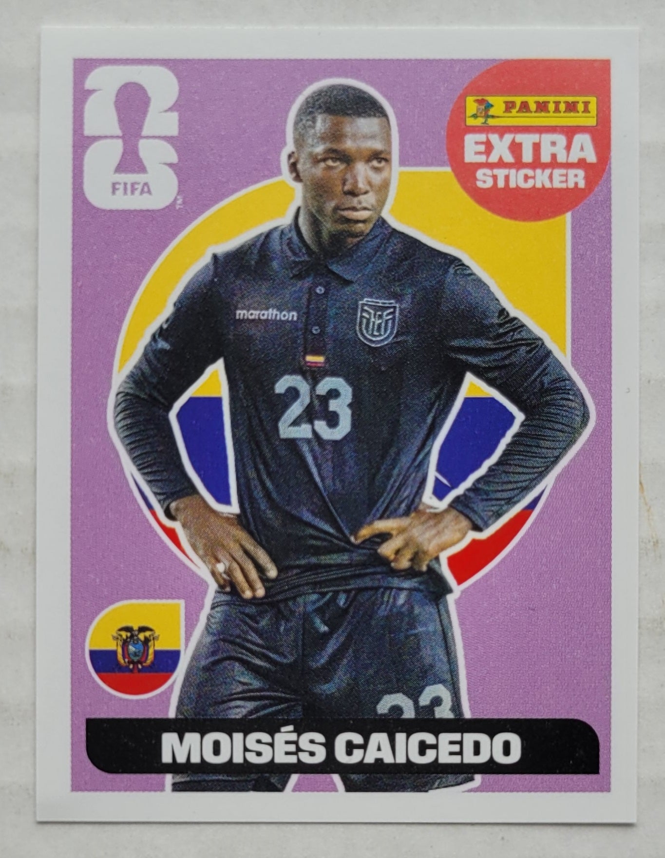Moises Caicedo - 2026 Panini World Cup Stickers International Extra Purple #NNO