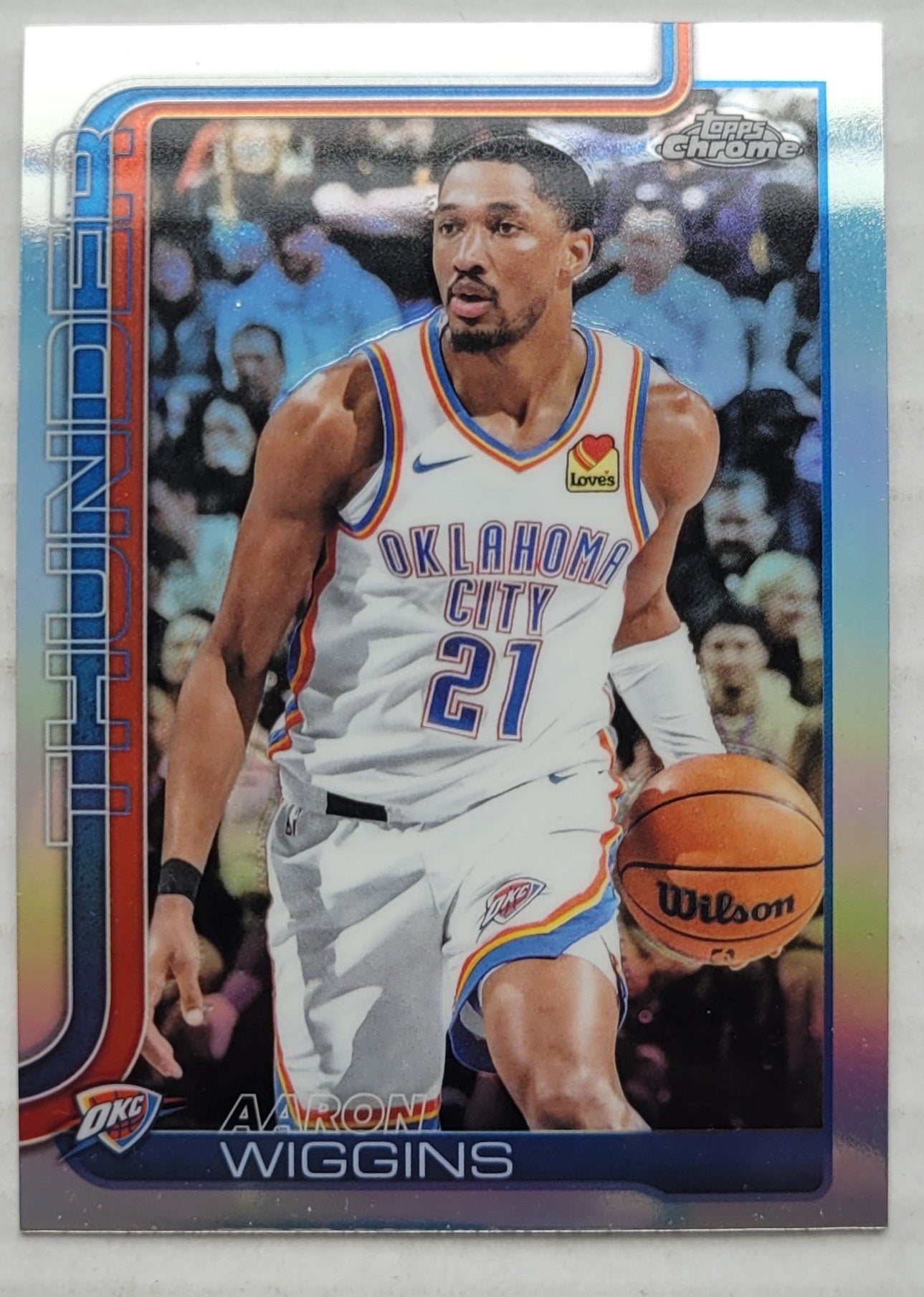 Aaron Wiggins - 2025-26 Topps Chrome Refractors #196
