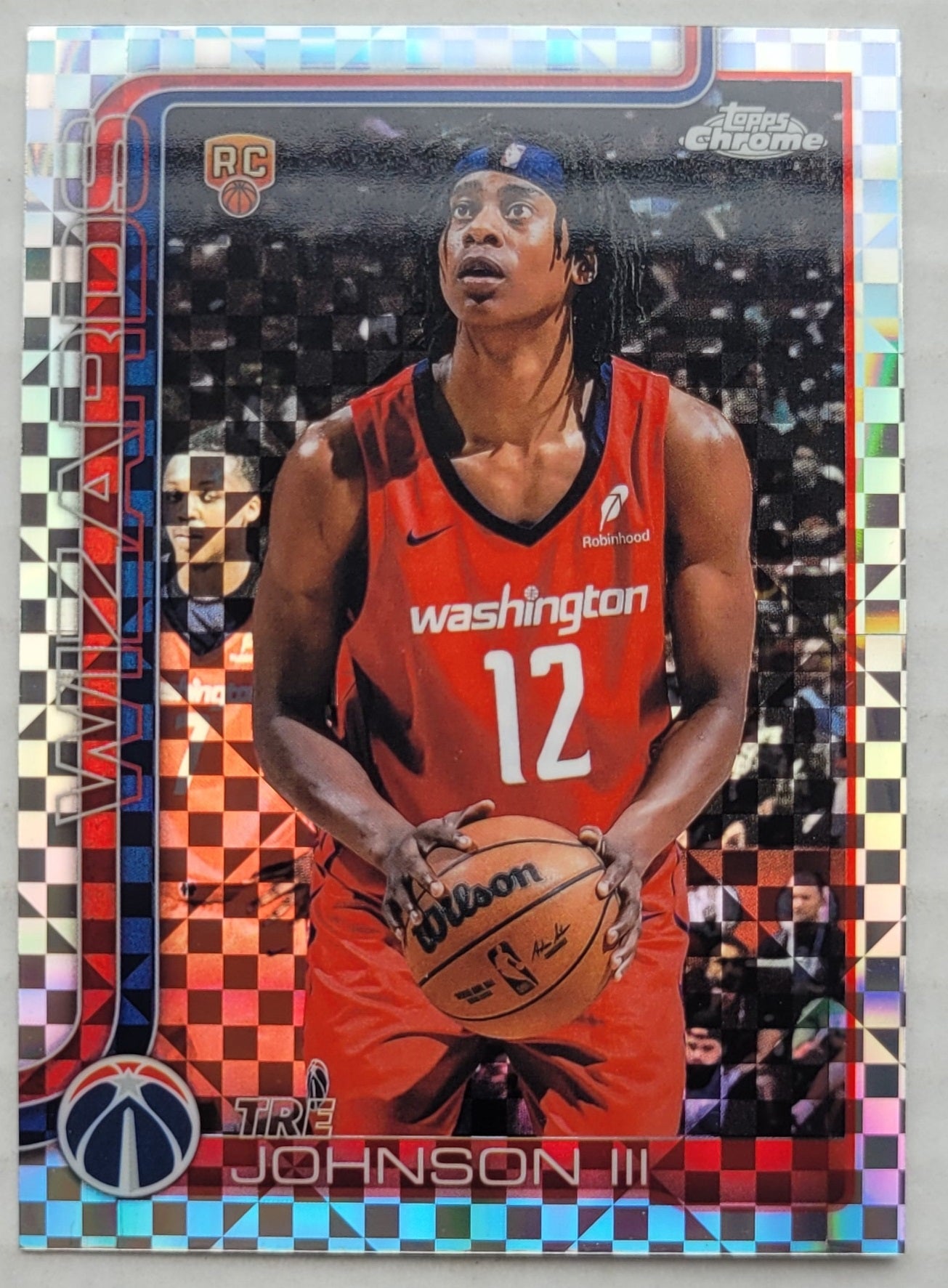 Tre Johnson III - 2025-26 Topps Chrome X-Fractors #256 RC