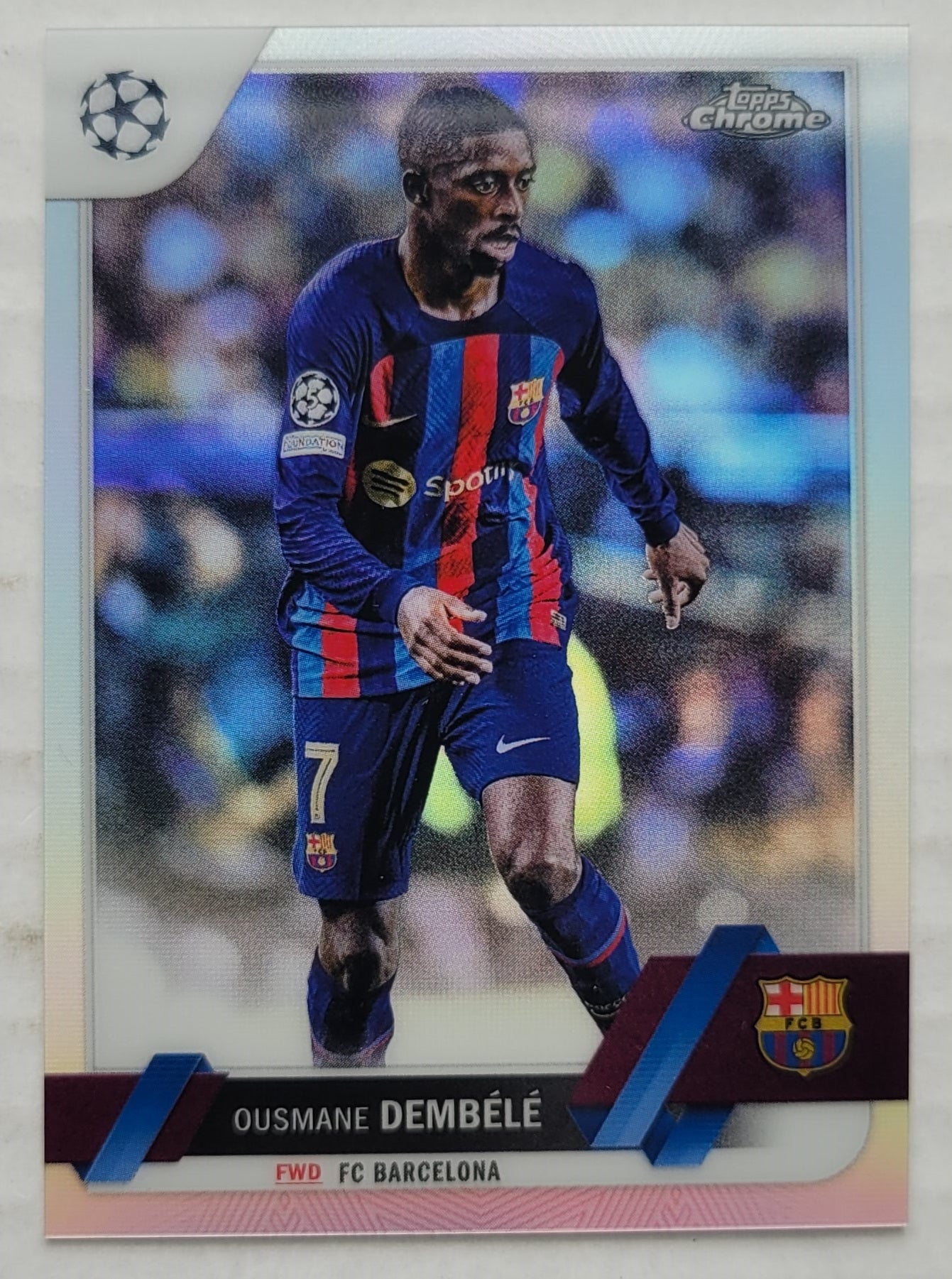 Ousmane Dembele - 2022-23 Topps Chrome UEFA Club Competitions Refractors #98