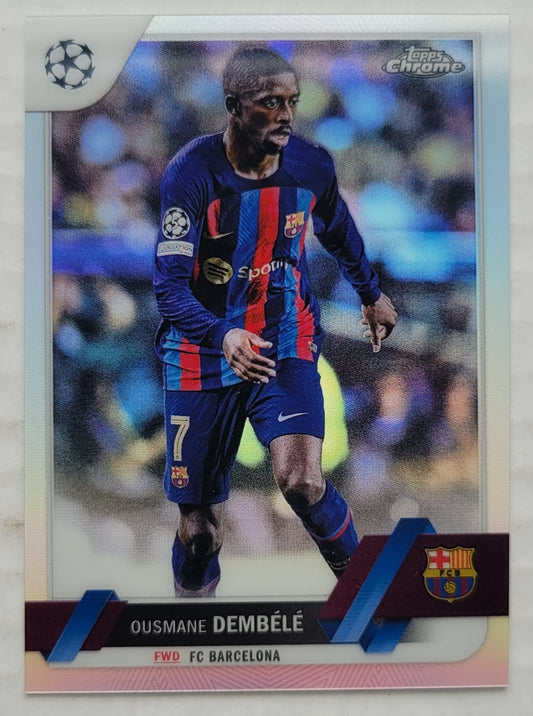 Ousmane Dembele - 2022-23 Topps Chrome UEFA Club Competitions Refractors #98