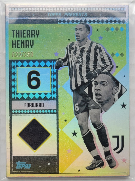 Thierry Henry - 2023-24 Topps Juventus Relics #LR-TH - 022/250