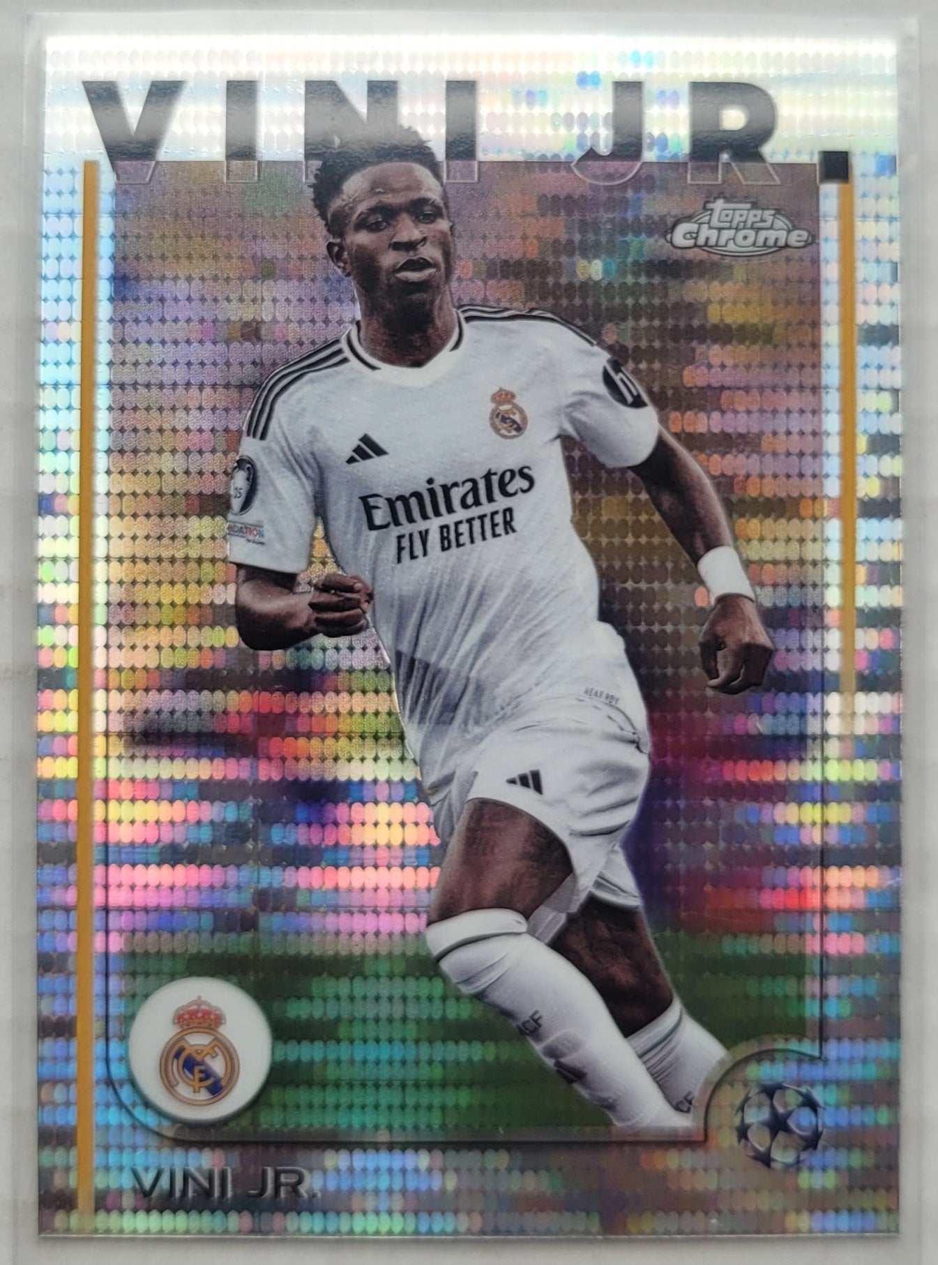 Vini Jr. - 2024-25 Topps Chrome UEFA Club Competitions Pulsar Refractors #7