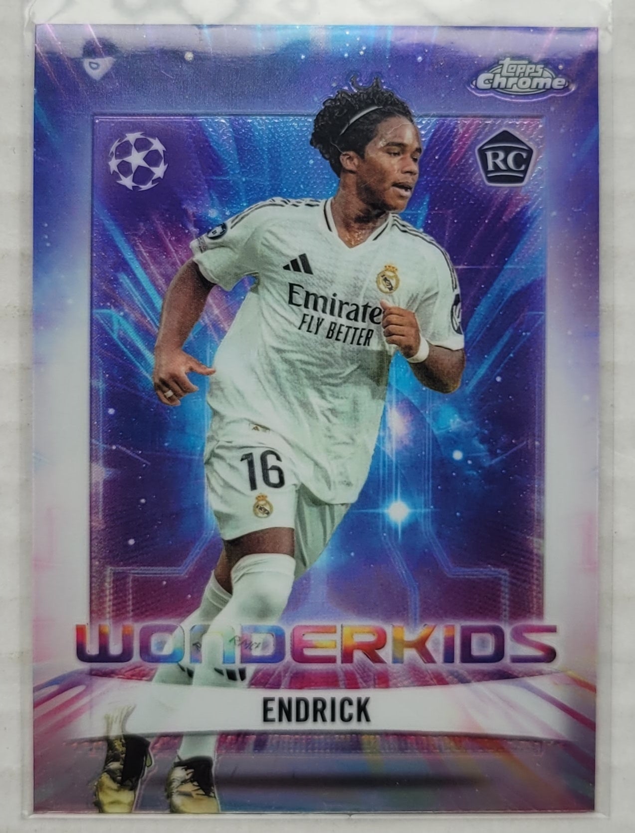 Endrick - 2024-25 Topps Chrome UEFA Club Competitions Wonderkids #WK2