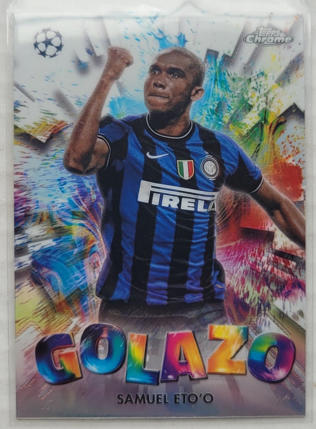 Samuel Eto'o - 2024-25 Topps Chrome UEFA Club Competitions Golazo #GZ13
