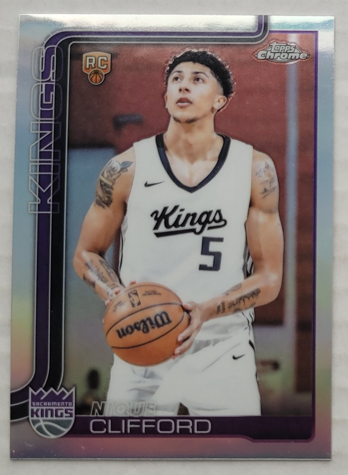Nique Clifford - 2025-26 Topps Chrome Refractors #274 RC