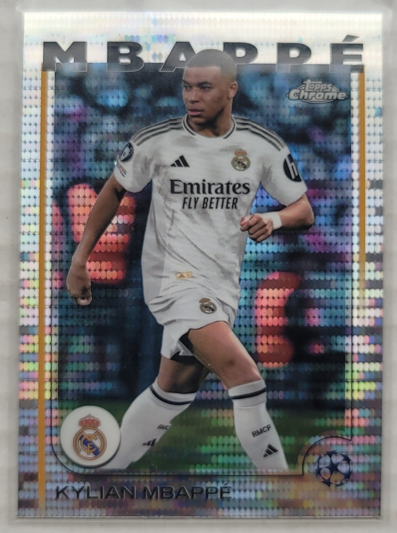 Kylian Mbappe - 2024-25 Topps Chrome UEFA Club Competitions Pulsar Refractors #1