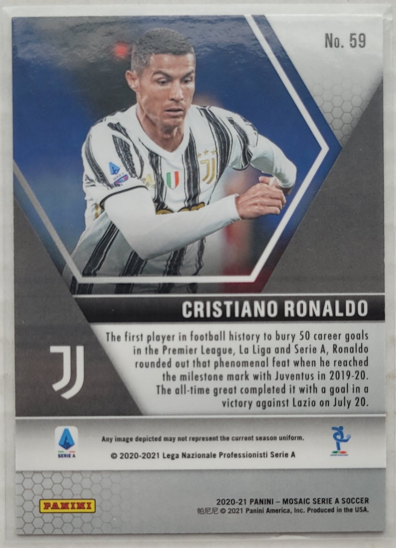 Cristiano Ronaldo - 2020-21 Panini Mosaic Serie A #59
