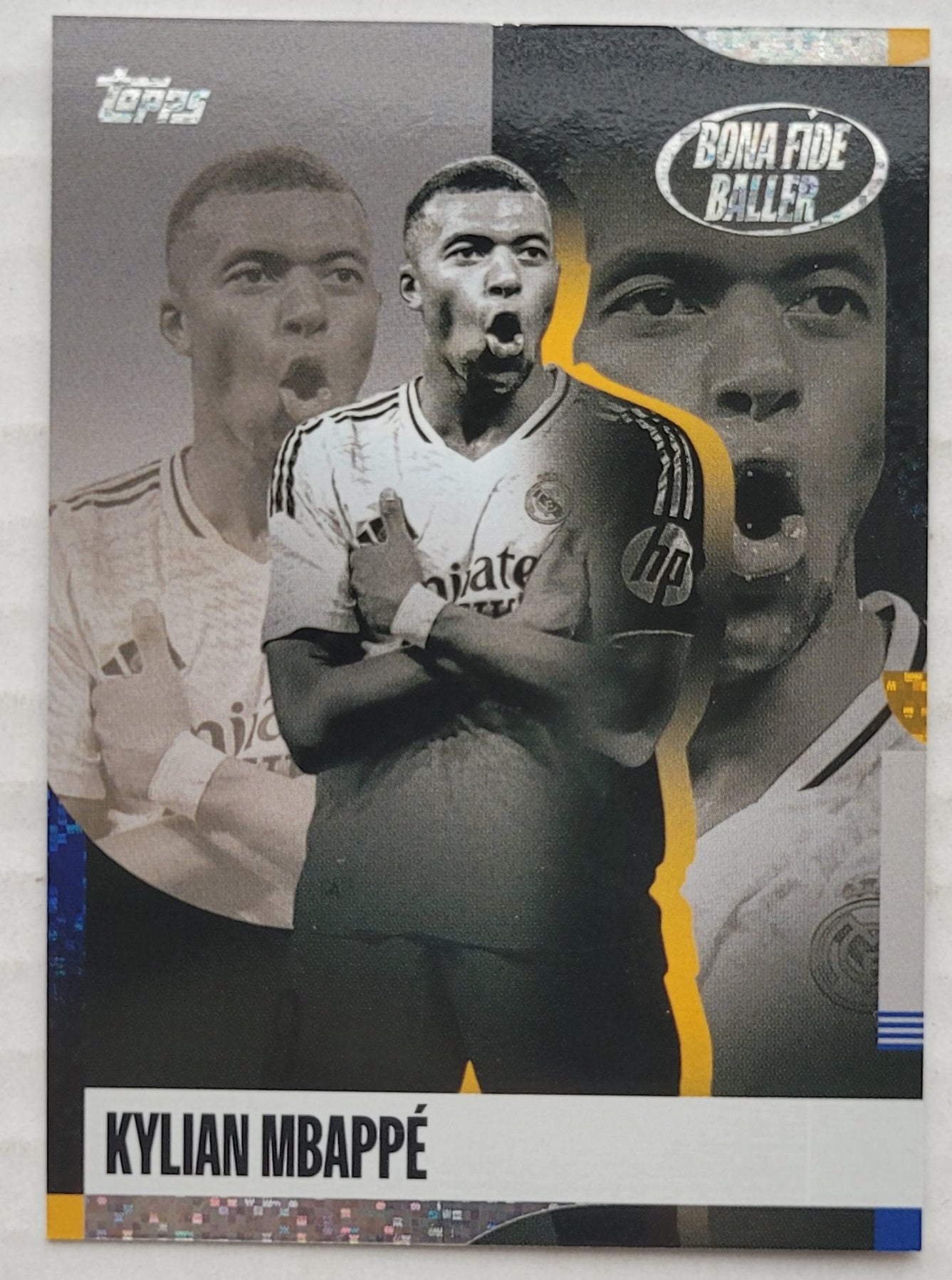 Kylian Mbappé - 2024-25 Topps Real Madrid Team Set #47 Bona Fide Baller