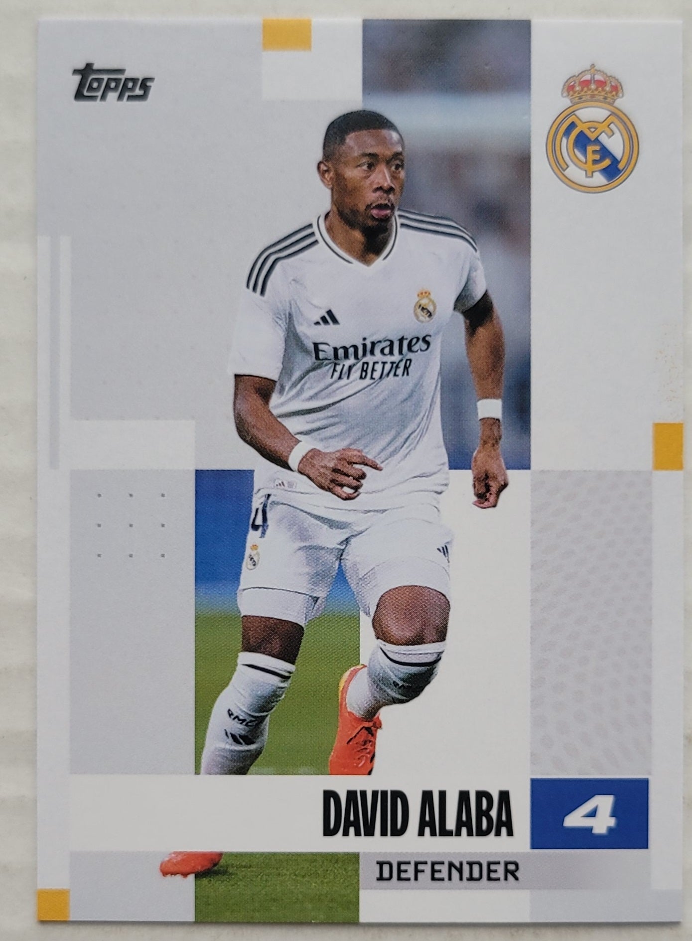David Alaba - 2024-25 Topps Real Madrid Team Set #4